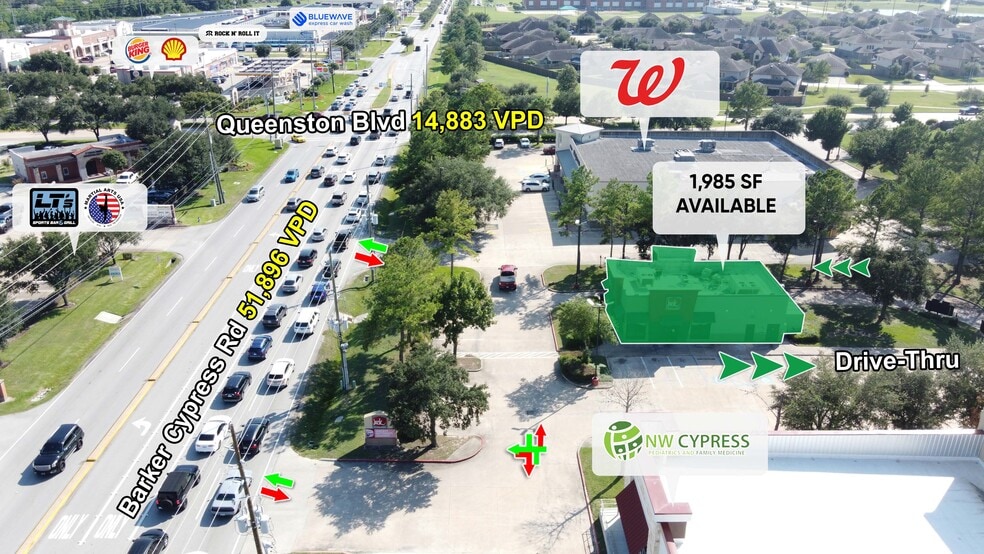 More Photos Of 11833 Barker Cypress Rd, Cypress Fast Food For Lease