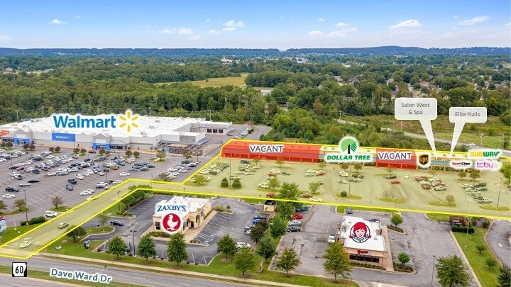 More Photos Of 3820 Dave Ward Dr, Conway Storefront For Lease