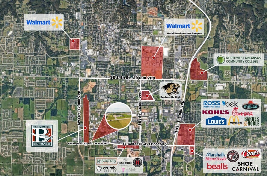 More Photos Of 404 SW Regional Airport Blvd, Bentonville General Retail For Lease