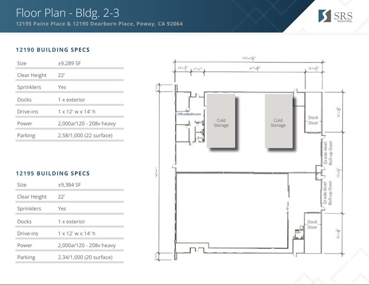More Photos Of 12190 Dearborn Pl, Poway Industrial For Lease