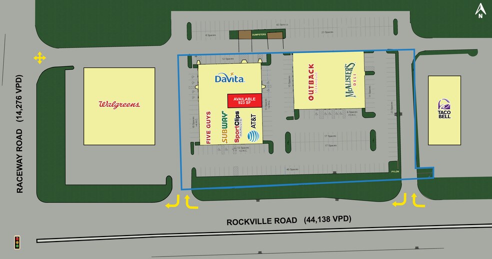 More Photos Of 9210 Rockville Rd, Indianapolis Storefront For Lease