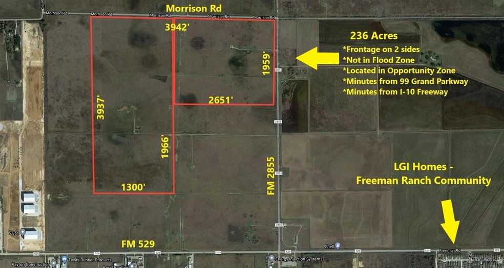 Primary Photo Of Morrison, Brookshire Land For Sale