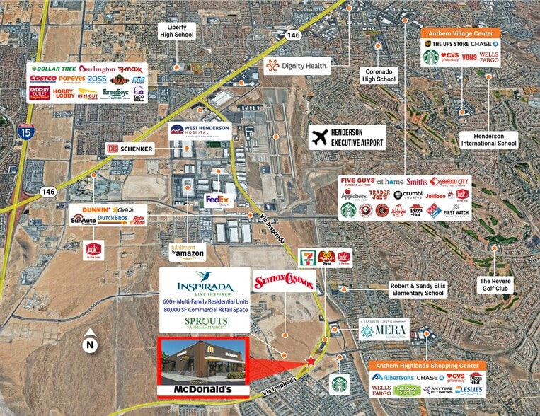 More Photos Of Via Inspirada and Bicentennial Pkwy., Henderson Fast Food For Sale