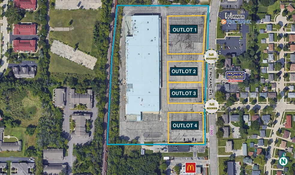 Primary Photo Of 6045-6077 S Packard Ave, Cudahy General Retail For Sale