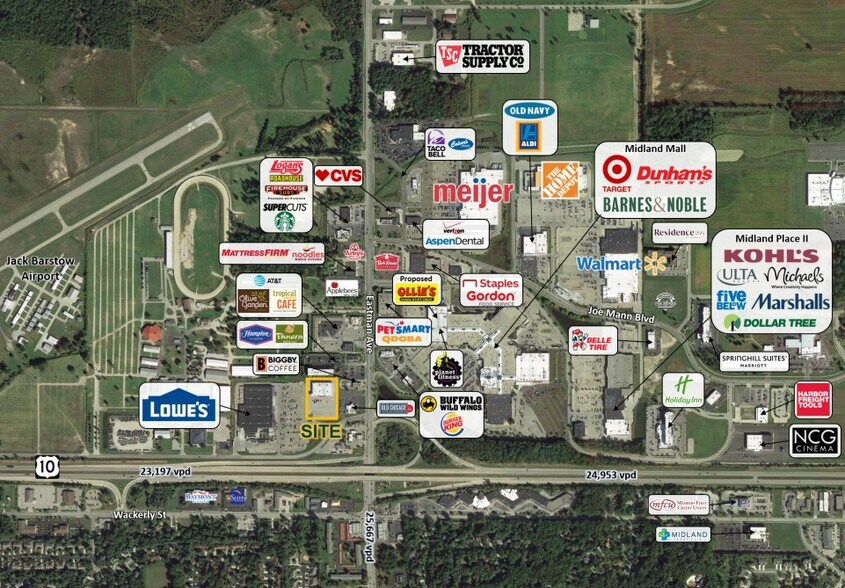 More Photos Of 1806 Airport Rd, Midland Freestanding For Lease