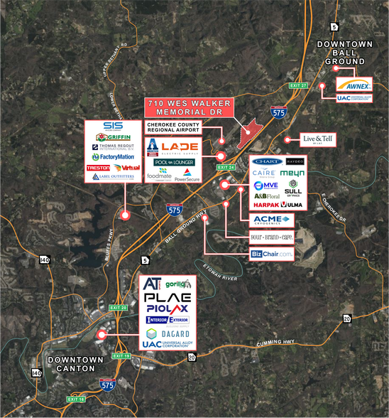 More Photos Of 710 Wes Walker Memorial Dr, Ball Ground Land For Lease