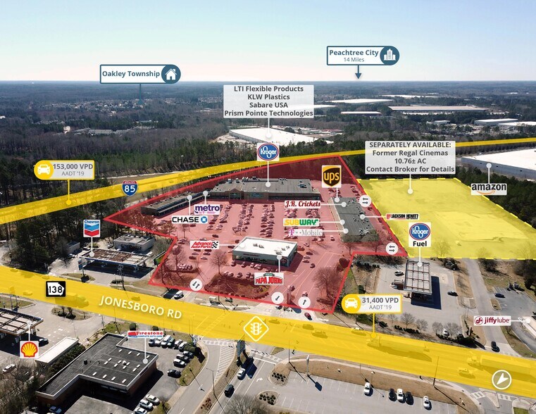 More Photos Of 4550 Jonesboro Rd, Union City Freestanding For Lease