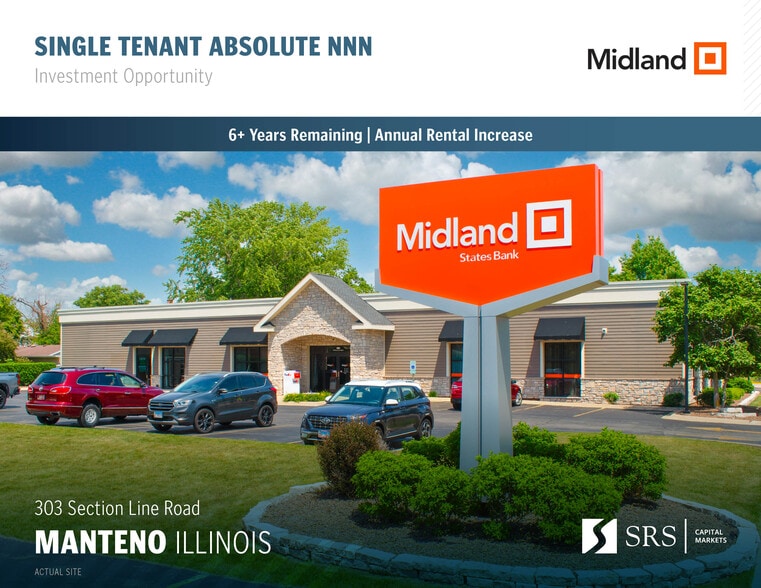 Primary Photo Of 303 Section Line Rd, Manteno Bank For Sale