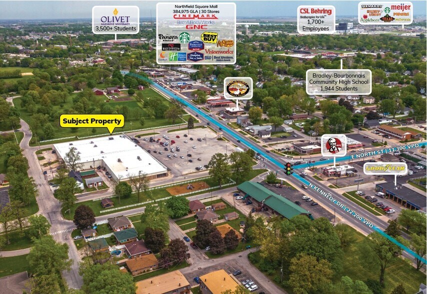 More Photos Of 185 N Kennedy Dr, Bradley Storefront For Lease