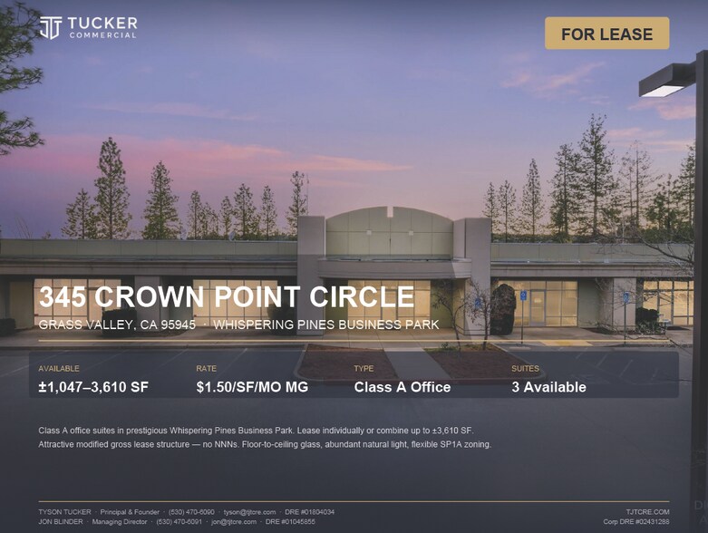 Primary Photo Of 345 Crown Point Cir, Grass Valley Flex For Lease