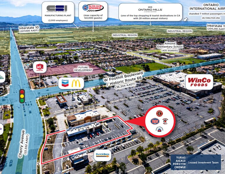 More Photos Of 8030 Cherry Ave, Fontana Fast Food For Sale