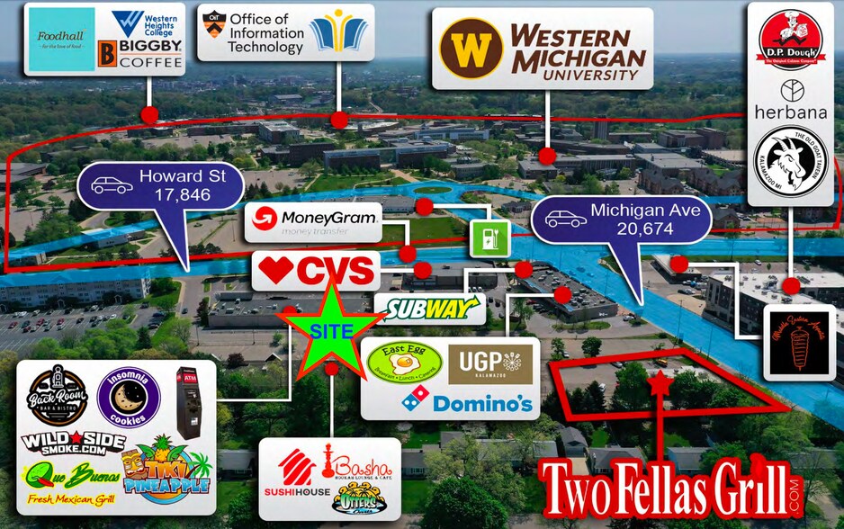 More Photos Of 2804 W Michigan Ave, Kalamazoo Storefront For Lease