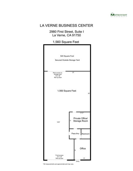 More Photos Of 2974 1st St, La Verne Manufacturing For Lease