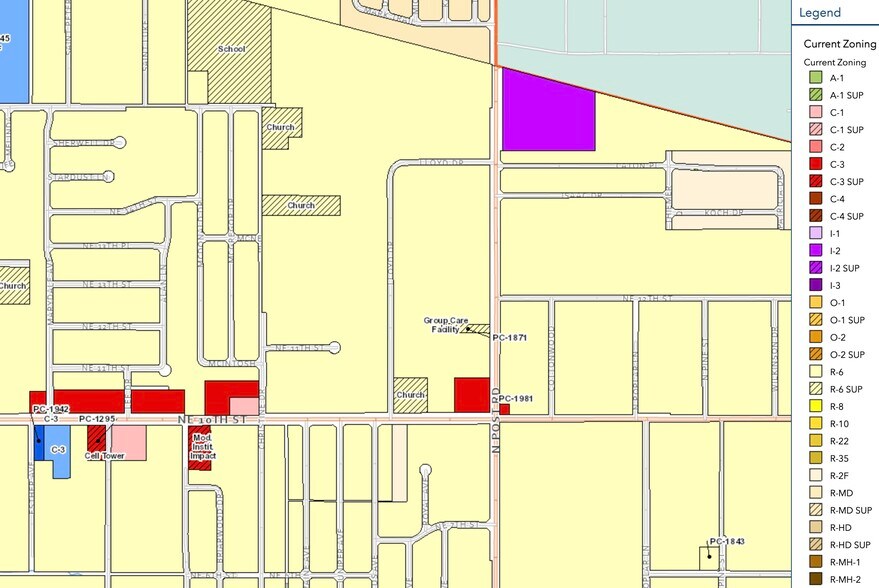 More Photos Of 1101-1107 Post rd, Midwest City Land For Sale