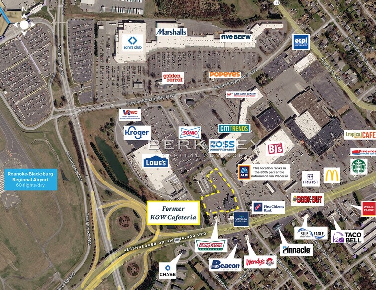 More Photos Of 1609 Hershberger Rd NW, Roanoke Restaurant For Sale
