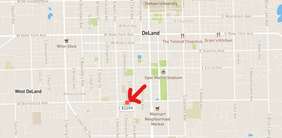 Primary Photo Of 410 W Beresford Ave, Deland General Retail For Sale