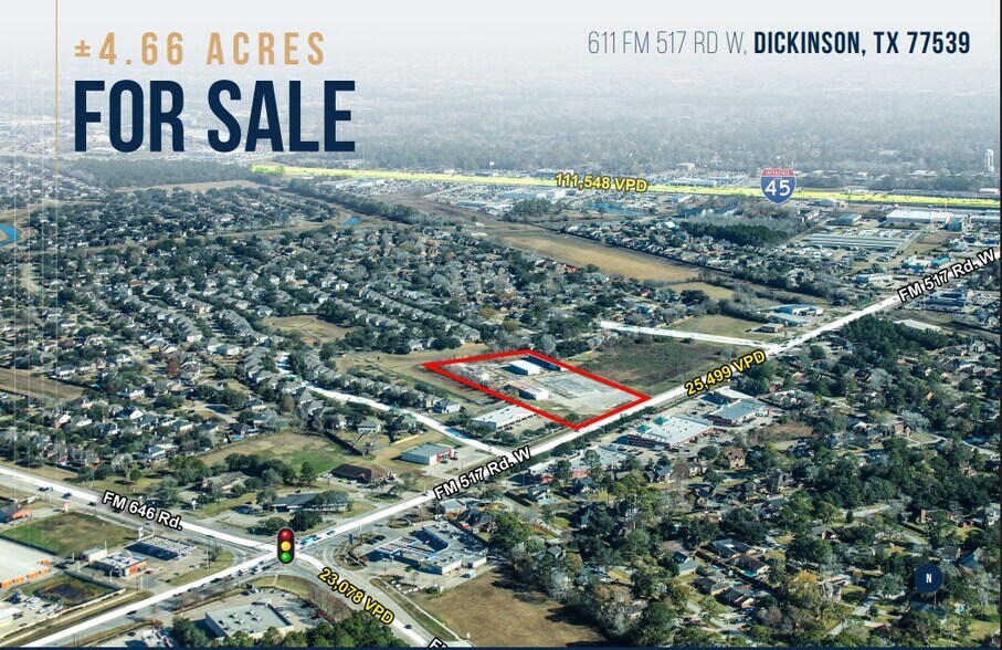 Primary Photo Of 611 FM 517 Rd W, Dickinson Land For Sale