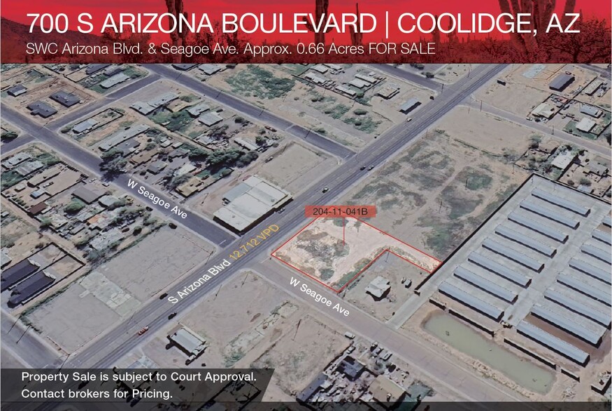 Primary Photo Of 700 S Arizona Blvd, Coolidge Land For Sale