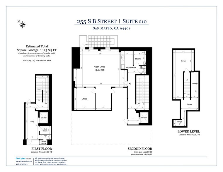 More Photos Of 255 S B St, San Mateo Storefront Retail Office For Lease