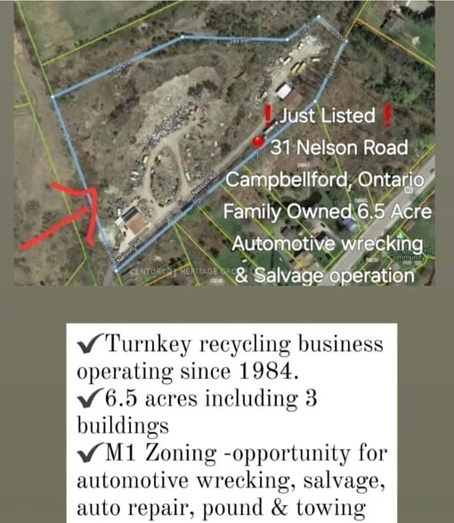 More Photos Of 31 Nelson St, Campbellford Recycling Center For Sale