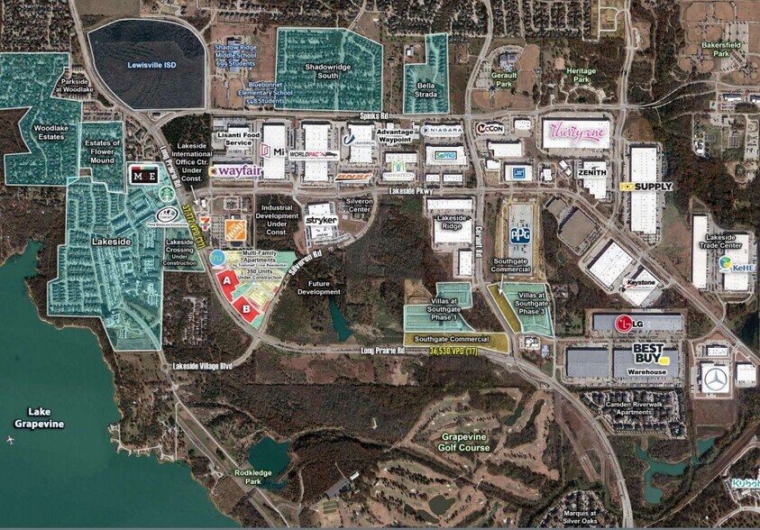 More Photos Of Long Prairie Rd & Silveron Blvd, Flower Mound Land For Sale