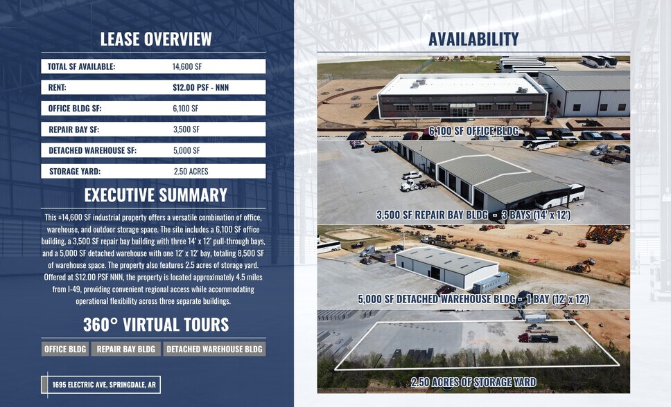 More Photos Of 1695 Electric Ave, Springdale Warehouse For Lease