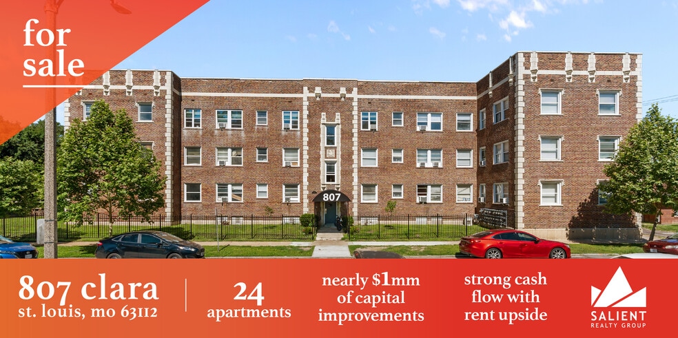 Primary Photo Of 807 Clara Ave, Saint Louis Apartments For Sale