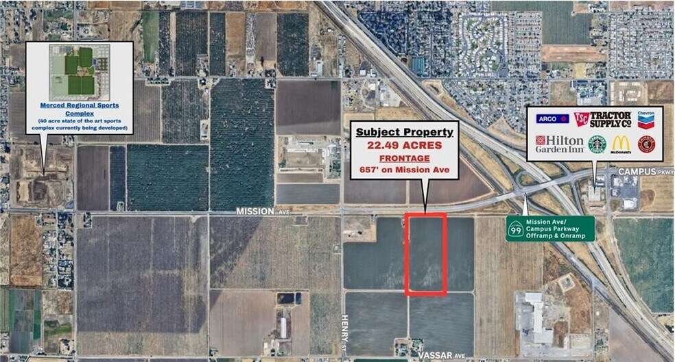 More Photos Of 0 Mission Avenue, Merced Land For Sale