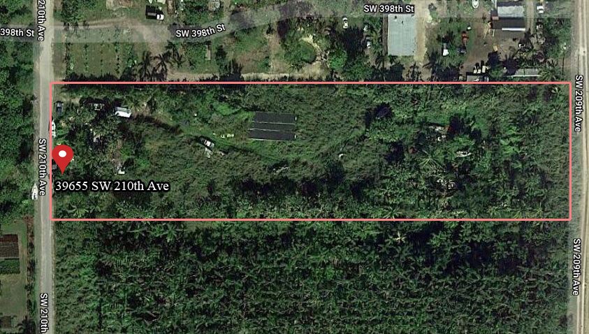 More Photos Of 39655 SW 210th Ave, Homestead Land For Sale