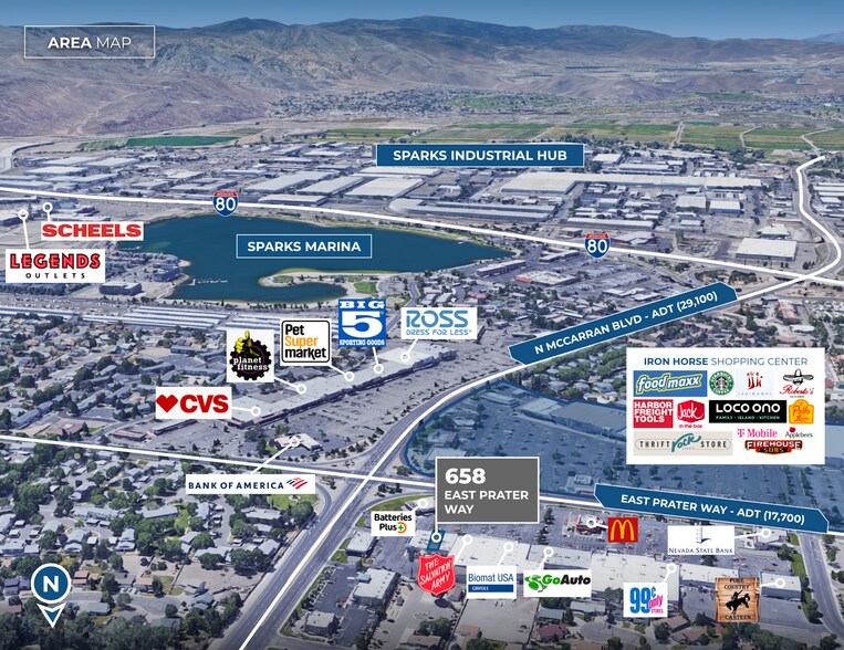 More Photos Of 656-668 E Prater Way, Sparks Storefront For Lease