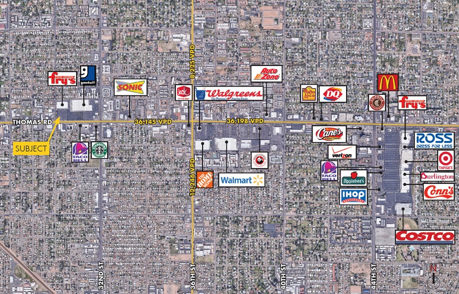 More Photos Of Thomas Rd, Phoenix General Retail For Lease