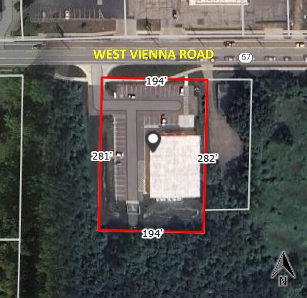 More Photos Of 10245 W Vienna Rd, Montrose Freestanding For Lease