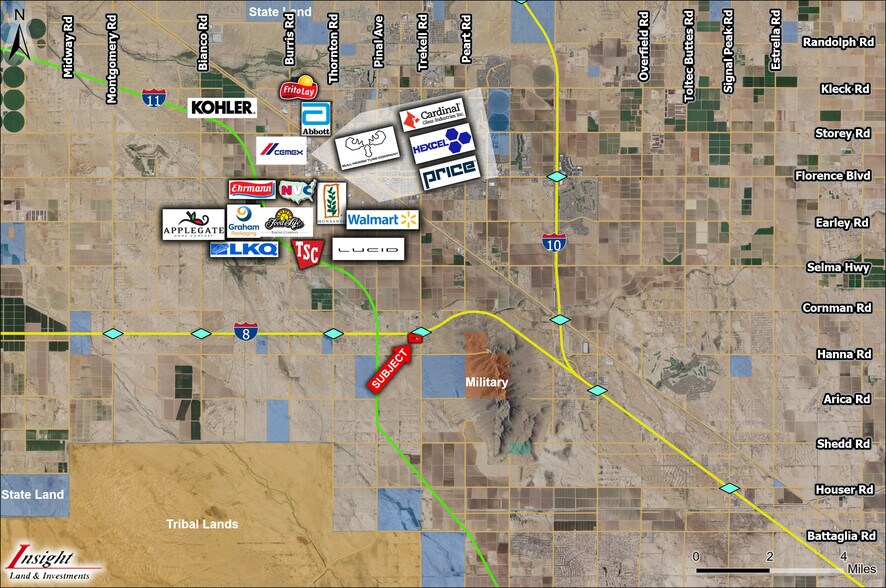 More Photos Of S Trekell Rd @ I-8, Casa Grande Land For Sale