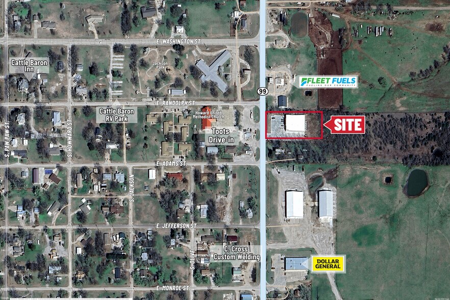 More Photos Of 1252 State Highway 99, Howard Freestanding For Lease
