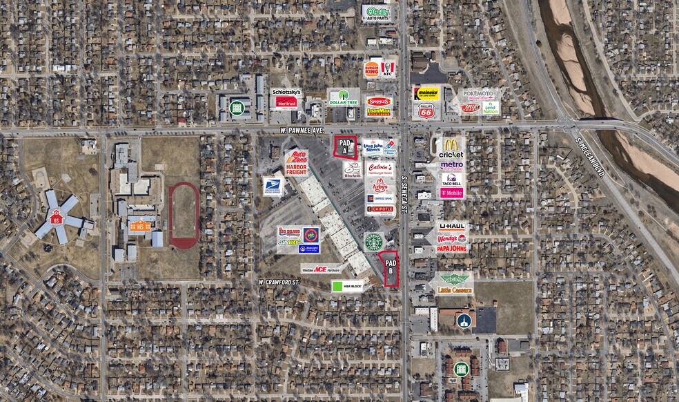 Primary Photo Of 1215 W Pawnee St, Wichita Land For Lease