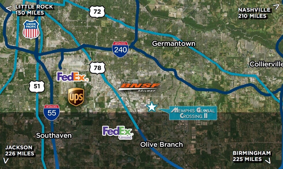 More Photos Of 6099 Global Dr, Memphis Distribution For Lease