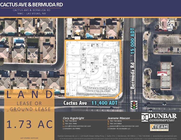 Primary Photo Of Bermuda Rd, Las Vegas Land For Lease