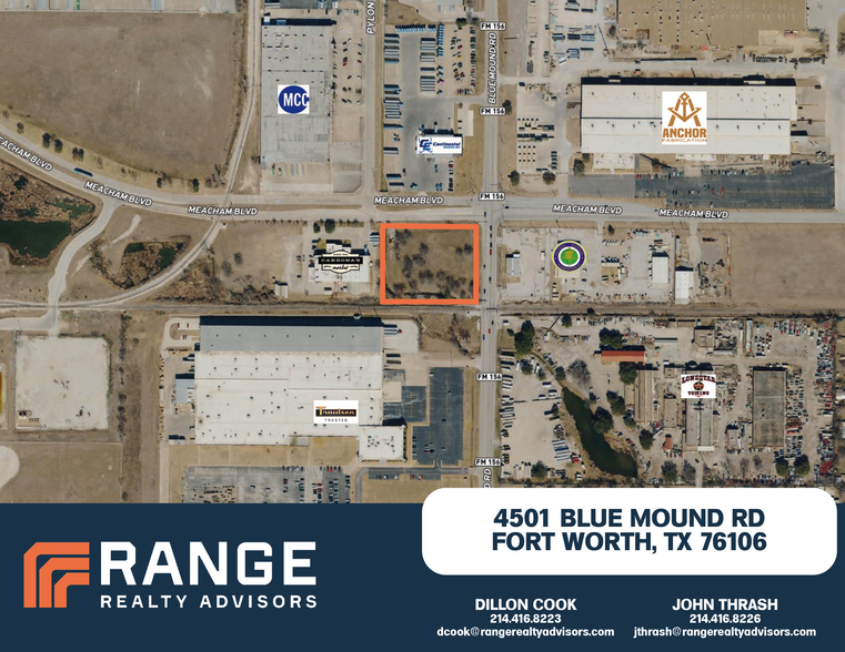 Primary Photo Of 4501 Blue Mound Rd, Fort Worth Land For Sale