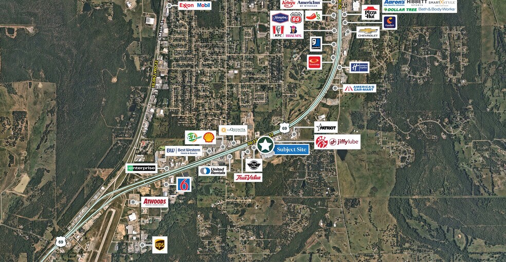 More Photos Of SWC of George Nigh Expy & 14th St, Mcalester Land For Sale