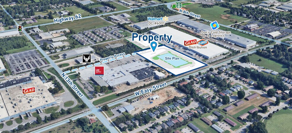 More Photos Of Northeast of the N 13th Street & W Easy Street Int, Rogers Industrial For Lease