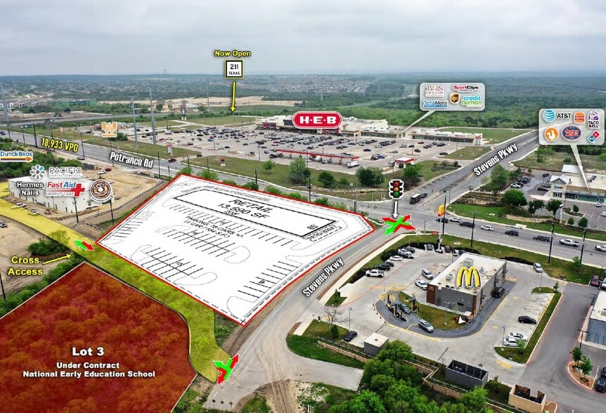 More Photos Of Potranco Road @ Stevens Parkway, San Antonio Storefront For Lease