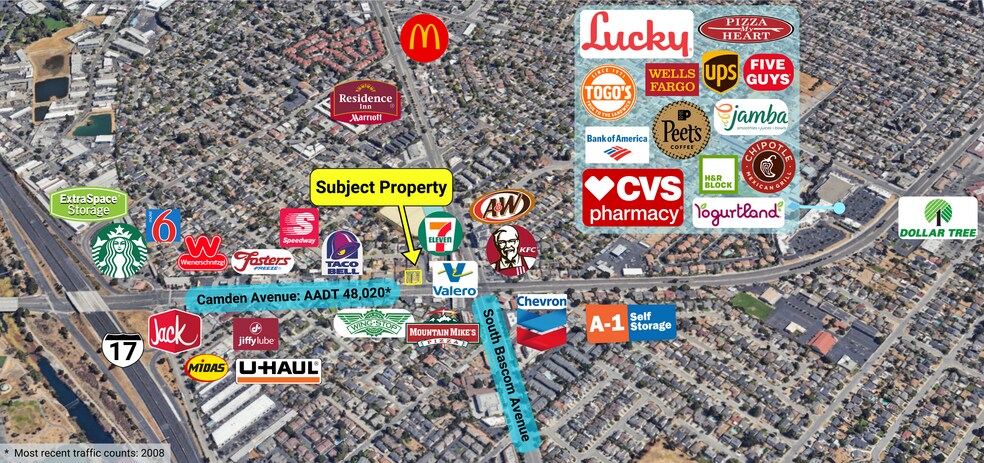 More Photos Of 1546 Camden Ave, Campbell Fast Food For Lease