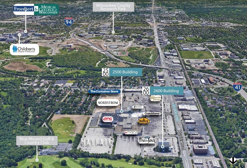 More Photos Of 2500 N Mayfair Rd, Wauwatosa Office For Lease