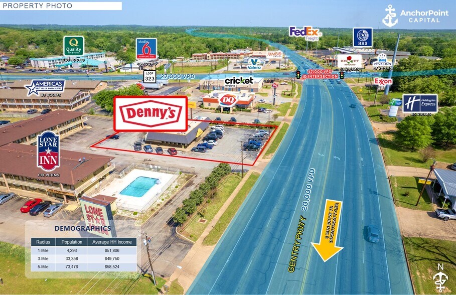 More Photos Of 3422 W Gentry Pkwy, Tyler Restaurant For Lease