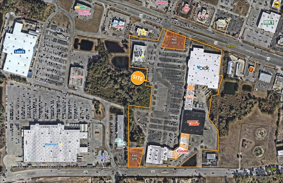 Primary Photo Of 5167 Highway 70 W, Morehead City General Retail For Lease