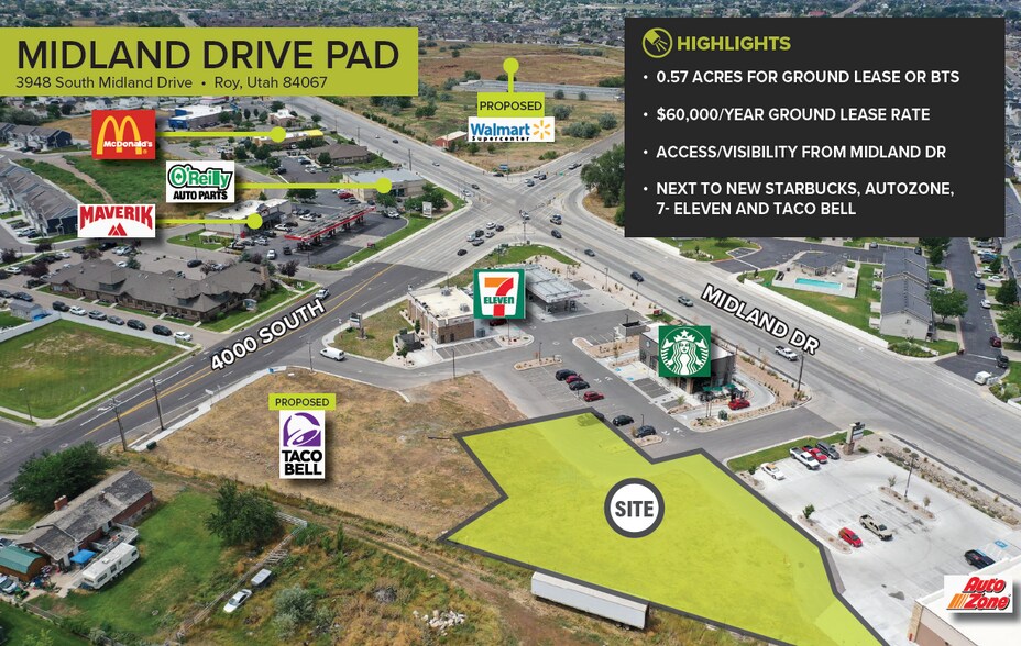 3948 Midland Dr, Roy, UT 84067 Land For Lease