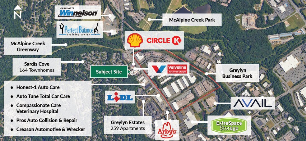 More Photos Of 9112 Monroe, Charlotte Land For Lease