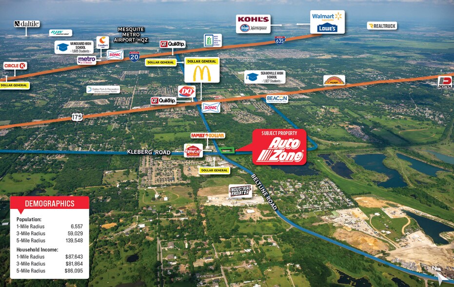 More Photos Of 2450 S Belt Line Rd, Dallas Freestanding For Sale