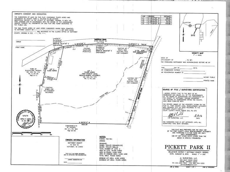 Primary Photo Of 00 Darvills Road Rt, Blackstone Land For Sale