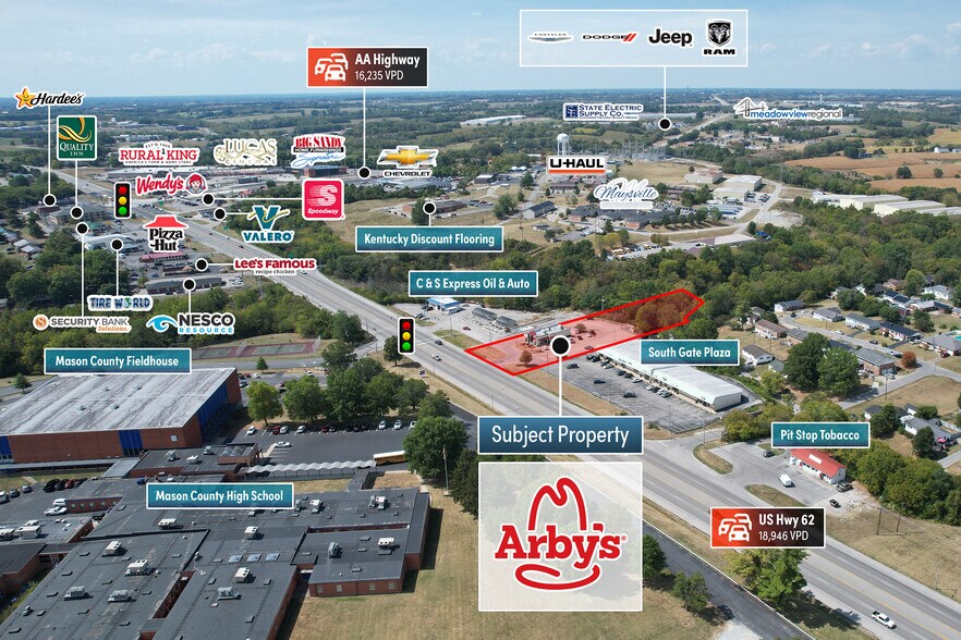 More Photos Of 1339 US Highway 68 S, Maysville Fast Food For Sale